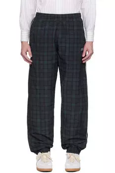 Спортивные брюки с принтом темно-синего и зеленого цветов Martine Rose