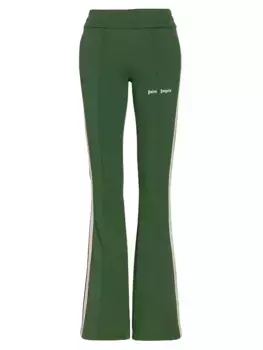 Спортивные брюки с расклешенным логотипом Palm Angels, белый