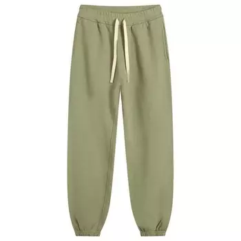 спортивные брюки с резинкой на талии Jil Sander, зеленый