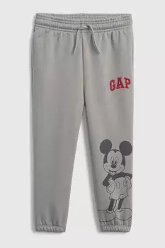 Спортивные брюки с рисунком Микки Мауса Gap, серый