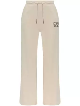 Спортивные брюки с тисненым логотипом Ea7 Emporio Armani, нейтральный