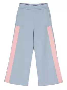 Спортивные брюки с тисненым логотипом Emporio Armani Kids, синий