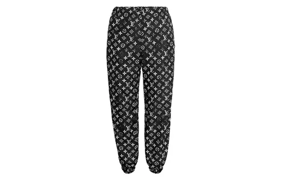 Спортивные брюки с трафаретным эффектом монограммы LOUIS VUITTON, Shopping Bag Included