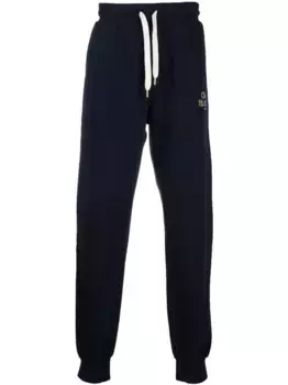Спортивные брюки с вышитым логотипом CASABLANCA, синий