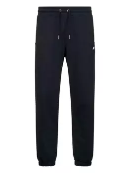 Спортивные брюки с вышитым логотипом K-Way, синий