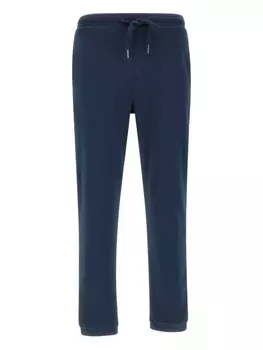 Спортивные брюки с вышитым логотипом La Martina, синий