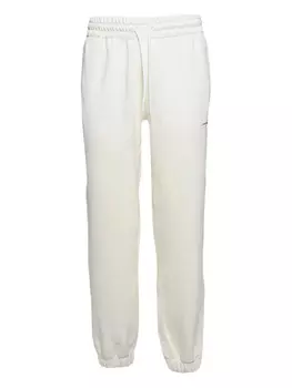 Спортивные брюки с вышитым логотипом MSGM, белый