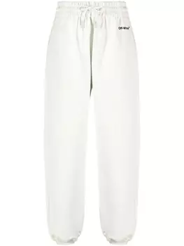 Спортивные брюки с вышитым логотипом Off-White, белый