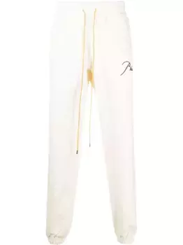 Спортивные брюки с вышитым логотипом RHUDE, нейтральный