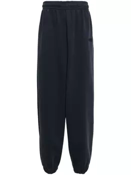 Спортивные брюки с вышитым логотипом VETEMENTS, синий