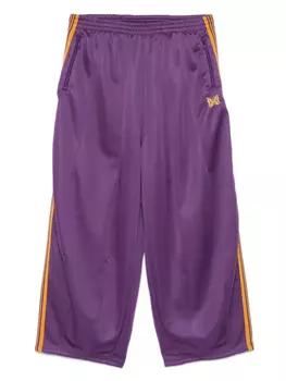 Спортивные брюки с вышитыми бабочками Needles, фиолетовый