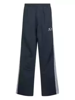 Спортивные брюки с вышитыми полосками BALENCIAGA, синий