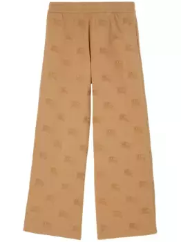 Спортивные брюки с вышивкой EKD BURBERRY, нейтральный