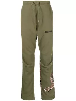 Спортивные брюки с вышивкой Maharishi, зеленый