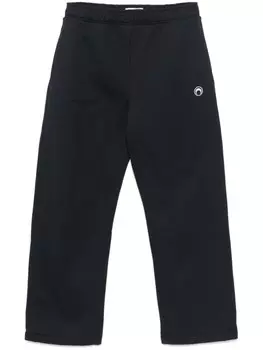 Спортивные брюки с вышивкой в виде луны Marine Serre, синий