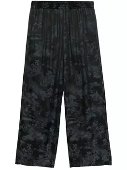 Спортивные брюки с жаккардовым узором Off-White, черный