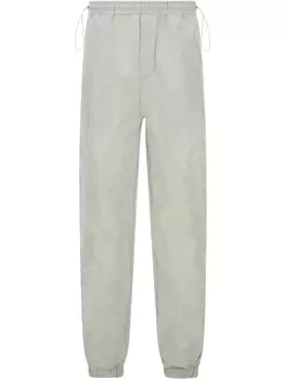 Спортивные брюки с жатым эффектом Ferragamo, серый