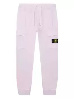 Спортивные брюки с значком компаса Stone Island, розовый