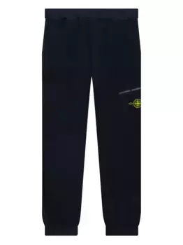Спортивные брюки с значком компаса Stone Island, синий