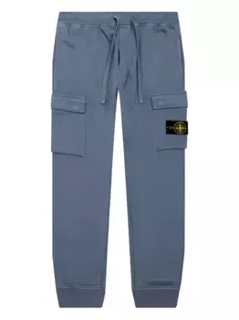 Спортивные брюки с значком компаса Stone Island, синий