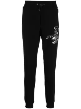 Спортивные брюки Scorpion с аппликацией Philipp Plein, черный