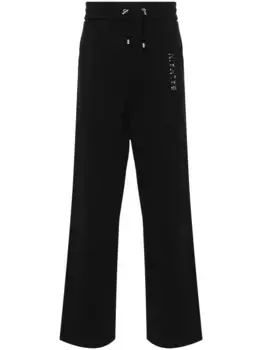 Спортивные брюки широкого кроя BALMAIN, черный