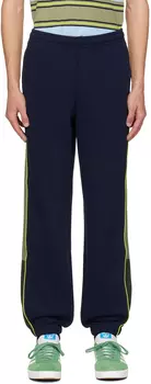 Спортивные брюки синего цвета Regular-Fit Lacoste