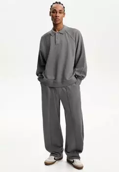 Спортивные брюки SKATER Bershka, темно-серый