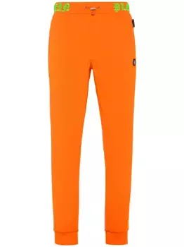 Спортивные брюки Skull and Bones с логотипом Philipp Plein, оранжевый