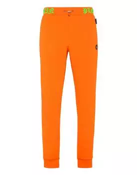 Спортивные брюки Skull&Bones PHILIPP PLEIN, цвет orange fluo