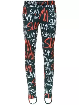 Спортивные брюки со штрипками Amir Slama, черный