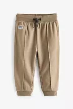 Спортивные брюки со складками Next, коричневый