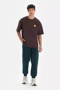 Спортивные брюки со средней посадкой и галстуком Dagi, зеленый