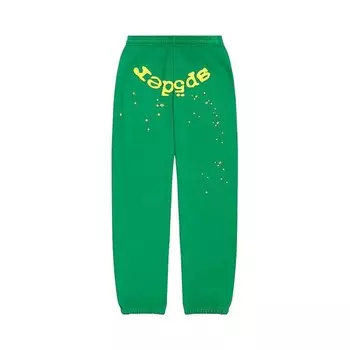 Спортивные брюки Sp5der Star OG Web V2 Sweatpant Slime Green, зеленый