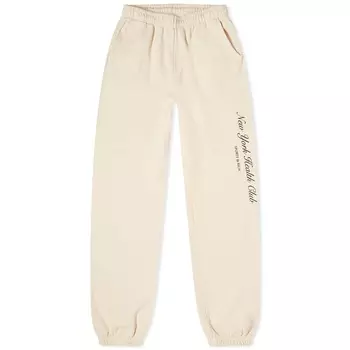 Спортивные брюки Sporty & Rich NY Health Club, кремовый