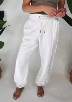 Спортивные брюки Sprint To The Finish белого цвета Free People