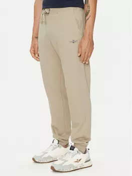 Спортивные брюки стандартного кроя Aeronautica Militare, бежевый