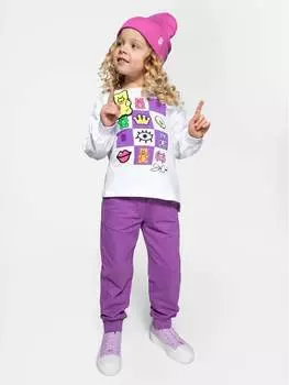 Спортивные брюки стандартного кроя Coccodrillo, фиолетовый