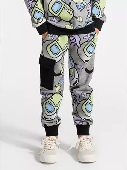 Спортивные брюки стандартного кроя Coccodrillo, серый