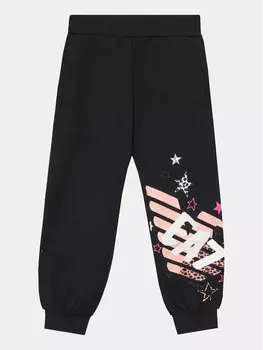 Спортивные брюки стандартного кроя Ea7 Emporio Armani, черный