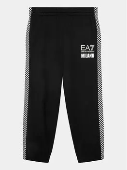 Спортивные брюки стандартного кроя Ea7 Emporio Armani, черный