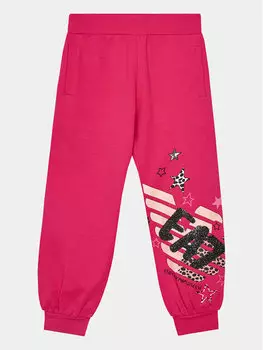 Спортивные брюки стандартного кроя Ea7 Emporio Armani, розовый
