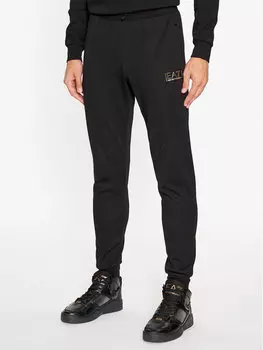 Спортивные брюки стандартного кроя Ea7 Emporio Armani, черный