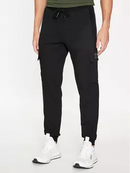 Спортивные брюки стандартного кроя Ea7 Emporio Armani, черный