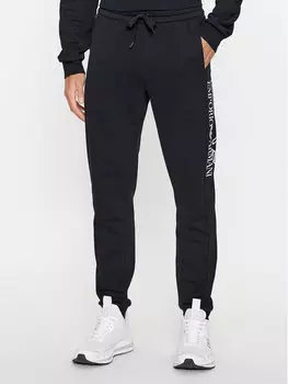 Спортивные брюки стандартного кроя Ea7 Emporio Armani, черный