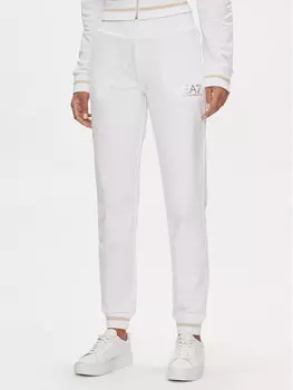 Спортивные брюки стандартного кроя Ea7 Emporio Armani, белый