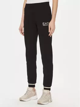 Спортивные брюки стандартного кроя Ea7 Emporio Armani, черный