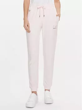 Спортивные брюки стандартного кроя Ea7 Emporio Armani, розовый