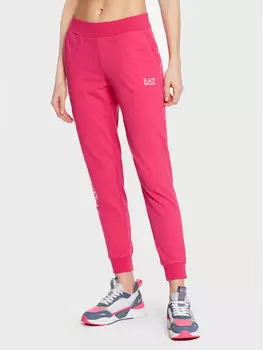 Спортивные брюки стандартного кроя Ea7 Emporio Armani, розовый