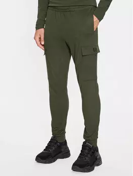 Спортивные брюки стандартного кроя Ea7 Emporio Armani, хаки
